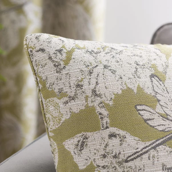 Dunelm Darwin Green Cushion 2 Dunelm Darwin Green Cushion - Image 2