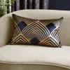 Dunelm Geometric Foil Cushion
