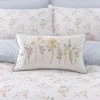 Dunelm Harriet Embroidered Boudoir Cushion