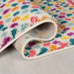 Dunelm Rainbow Spot Berber Rug -Decorative Discount Store 30771197 alt04