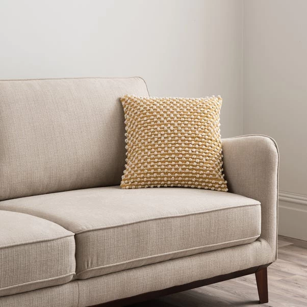 Dunelm Jersey Bobble Square Cushion 1 Dunelm Jersey Bobble Square Cushion