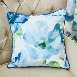 Dunelm Watercolour Floral Cushion