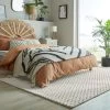 Dunelm Bobble Stripe Flatweave Rug