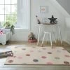 Dunelm Alena Polka Dot Rug