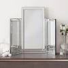 Dunelm Diamante Dressing Table Mirror, 55x68cm