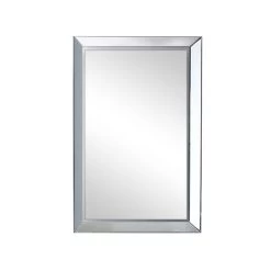 Dunelm Rectangle Bevelled Wall Mirror, 71x46cm