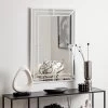 Dunelm Double Edge Frame Wall Mirror, 85x55cm