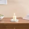 Dunelm Cream Pillar Candle 4.8cm X 7.6cm