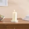 Dunelm Cream Pillar Candle 7.5cm X 15cm