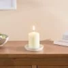 Dunelm Pack Of 6 Cream Pillar Candles 7cm X 10cm