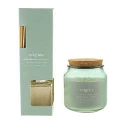 Dunelm Seagrass Diffuser And Candle Set -Decorative Discount Store 30779629 alt01