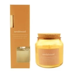 Dunelm Sandalwood Diffuser And Candle Set -Decorative Discount Store 30779632 alt01