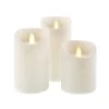 Dunelm Set Of 3 Cosy Cashmere LED Candles