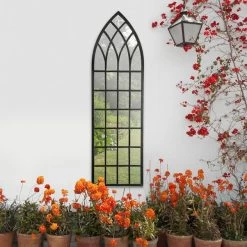 Dunelm Secret Garden Outdoor Mirror, 140x40cm