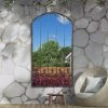 Dunelm Summer View Garden Outdoor Mirror, 160x85cm