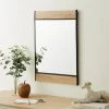 Dunelm Fulton Wall Mirror In Oak 40cm X 58cm