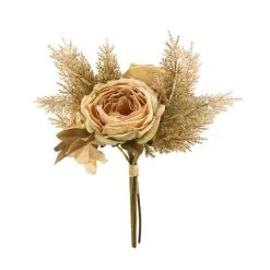 Dunelm Dried Look Rose And Pampas Bundle 35cm -Decorative Discount Store 30791578 alt03