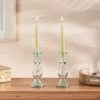 Dunelm Pack Of 2 Taper Candles 20cm