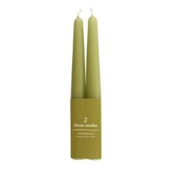 Dunelm Pack Of 2 Taper Candles 20cm -Decorative Discount Store 30791636 alt02