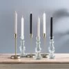 Dunelm Pack Of 6 Dinner Candles Monochrome