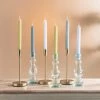 Dunelm Pack Of 6 Dinner Candles Blues And Greens