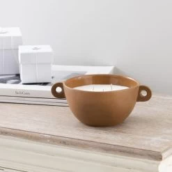 Dunelm Artisan Multiwick Candle Walnut & Sage -Decorative Discount Store 30791660 alt01