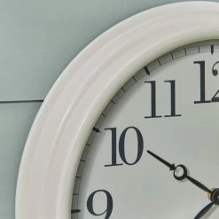 Dunelm Indoor Outdoor Country Cream Clock 40cm -Decorative Discount Store 30792006 alt02