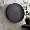 Dunelm Indoor Outdoor Aluminium Pewter Clock 40cm
