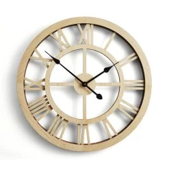 Dunelm Wood Effect Skeleton Clock 60cm -Decorative Discount Store 30792014 alt02