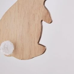 Dunelm Wooden Bunny Hanging Decoration -Decorative Discount Store 30792506 alt01