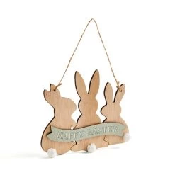 Dunelm Happy Easter Wooden Sign -Decorative Discount Store 30792507 alt02