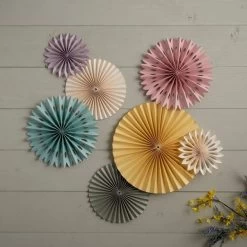 Dunelm Set Of 7 Easter Fans