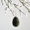 Dunelm Sage Paper Honeycomb Easter Egg Hanging Decoration