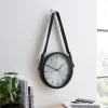 Dunelm Black Metal Hanging Clock 30cm