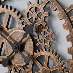 Dunelm Indoor Outdoor Cogs Clock 60cm -Decorative Discount Store 30793744 alt03