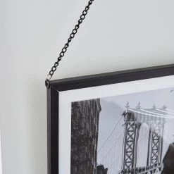 Dunelm Black Hanging Chain Photo Frame 10x12 -Decorative Discount Store 30795075 alt01