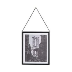 Dunelm Black Hanging Chain Photo Frame 10x12 -Decorative Discount Store 30795075 alt02