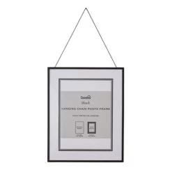 Dunelm Black Hanging Chain Photo Frame 20x16 -Decorative Discount Store 30795077 alt02