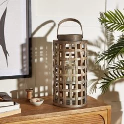 Dunelm Artisan Woven Lantern 40cm