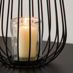 Dunelm Black Wire Lantern 40cm -Decorative Discount Store 30795218 alt02