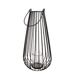 Dunelm Black Wire Lantern 40cm -Decorative Discount Store 30795218 alt03