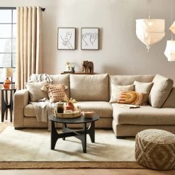 Dunelm Set Of 2 Capped Canvas Natural Line Drawing -Decorative Discount Store 30795587 alt07