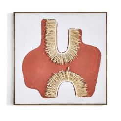 Dunelm Artisan Orange Wall Art -Decorative Discount Store 30795589 alt02