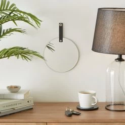 Dunelm Round Hanging Mirror 20cm X 20cm