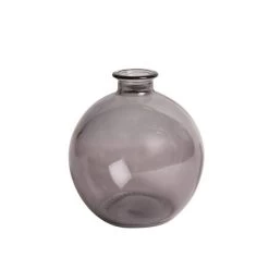 Dunelm Recycled Glass Vase Smoked 18cm -Decorative Discount Store 30796245 alt02