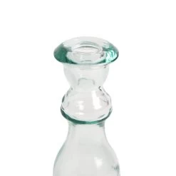 Dunelm Recycled Glass Candle Holder Clear -Decorative Discount Store 30796248 alt02