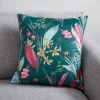Dunelm Tropical Velour Cushion
