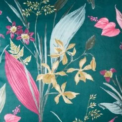 Dunelm Tropical Velour Cushion 9 Dunelm Tropical Velour Cushion -Decorative Discount Store 30796350 alt03