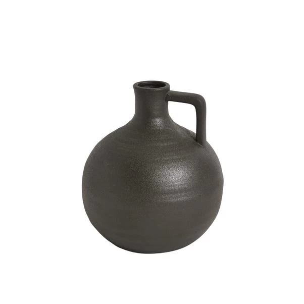 Dunelm Round Ceramic Vase With Handle 14cm 4 Dunelm Round Ceramic Vase With Handle 14cm - Image 4
