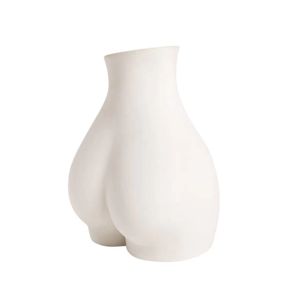 Dunelm Body Vase Cream 22cm 4 Dunelm Body Vase Cream 22cm - Image 4
